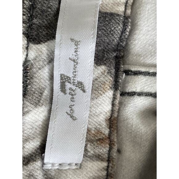 7 For All Mankind Floral Skinny Ankle Jeans Women’s Size 26 - Picture 5 of 11